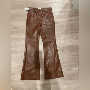 Wilfred Flare Leather Pants